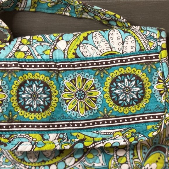 Vera Bradley Peacock Teal Lunchbox Retired Pattern Like NEW - Picture 3 of 7